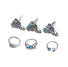 Beach Punk Elephant Moon Arrow Ring