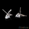 Angel Wings Silver Plated Zircon Earrings