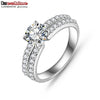 LZESHINE New Arrival <font><b>Promise</b></font> <font><b>Ring</b></font> Real Platinum /18K Gold Plated AAA Cubic Zircon Fashion Jewelry <font><b>Rings</b></font> For Couple CRI0022