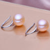 Fashion Natural Freshwater Pearl Earrings Femme Pink Stud Earrings For Women