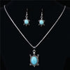 Tibetan Sea Turtle Turquoise Collection (Necklace, Earrings, and Bracelet)