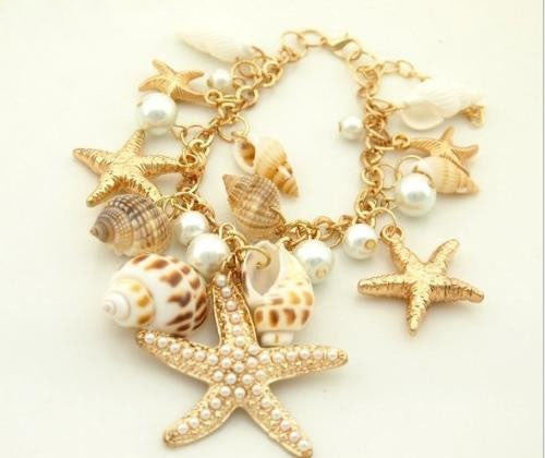 Golden Starfish Bracelet