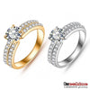 18K Gold Plated  Cubic Zircon Fashion Jewelry Ring